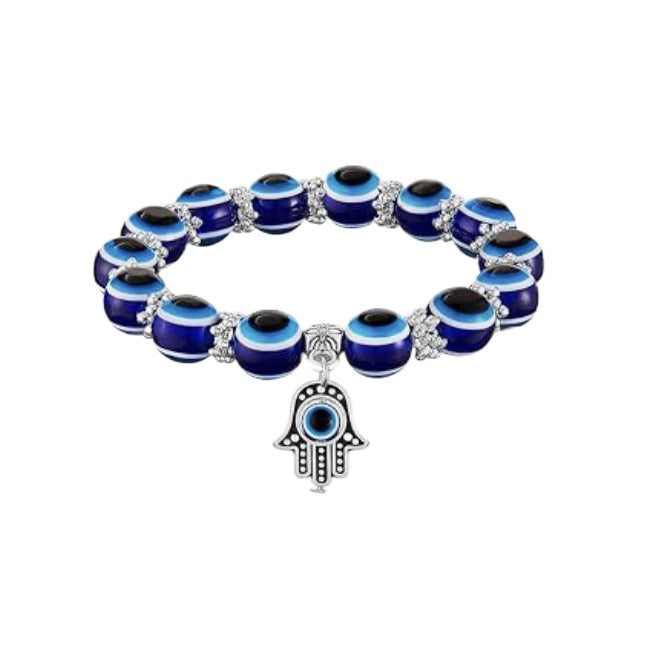 Doovo Evil Eye Protection Bracelet with Hamsa